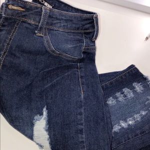 Fashion nova | Ripped Dark washed jeans